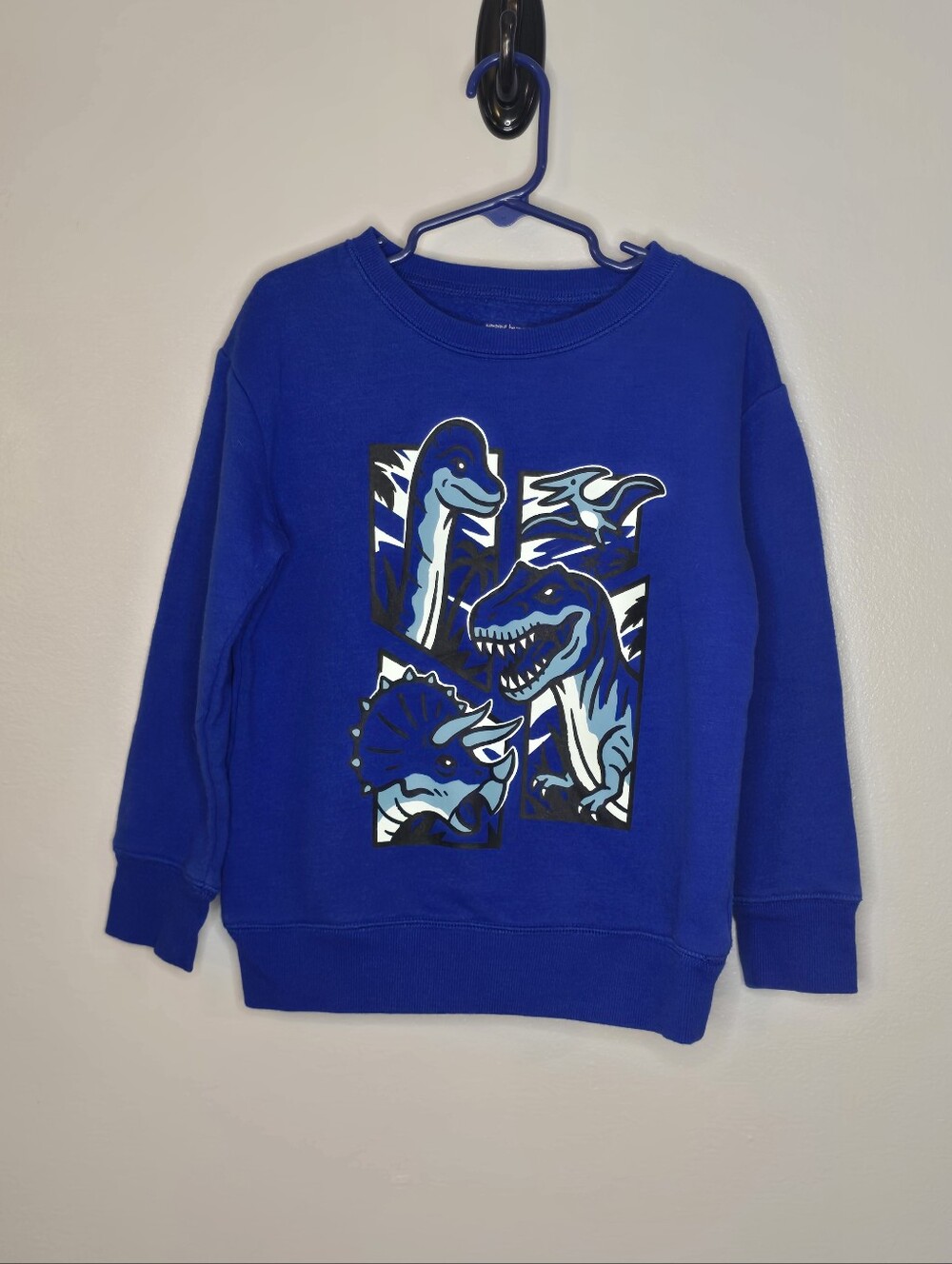 Jumping Beans Blue Dinosaur Graphic Sweatshirt for Kids
